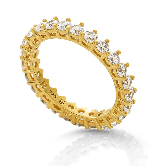 Orphelia 'Paris' Women's 925 Sterling Silver Ring - Gold ZR-7540/G - Image 1