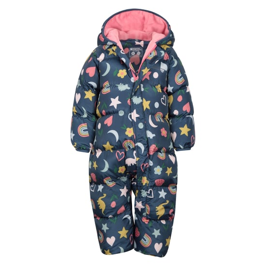Mountain Warehouse Toddler Frosty Rainbow Padded Snowsuit (Purple) - Image 5