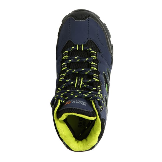 Regatta Childrens/Kids Holcombe IEP Junior Hiking Boots (Navy/Lime Punch)