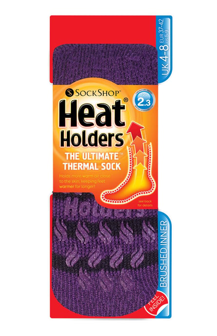 Värmehållande toffelsockor för damer - Image 2