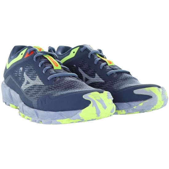 Mizuno Wave Ibuki 3 Trail Womens Blue Running Shoes - Image 1