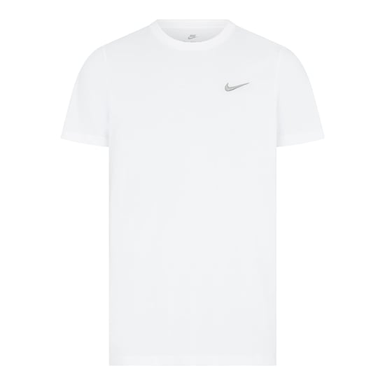 Nike Crew Neck T-Shirt With Embroidered Swoosh White - Image 1