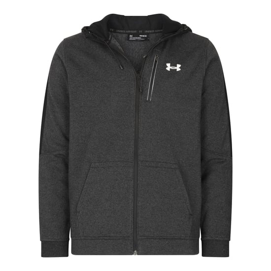 Under Armour Men’s Threadborne Full Zip Fleece Tracksuit Set in Black - Image 2