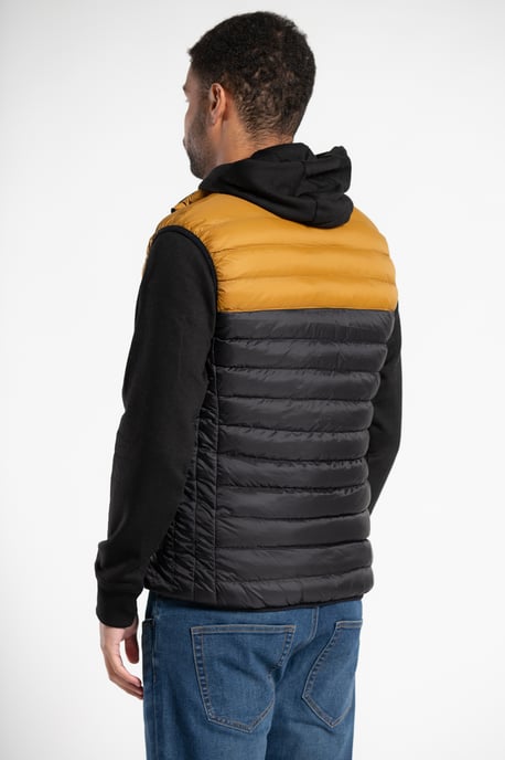 Colour Block Padded Gilet