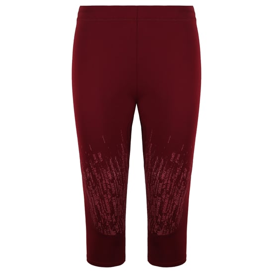 Gymshark Combat Womens Burgundy Cropped Leggings