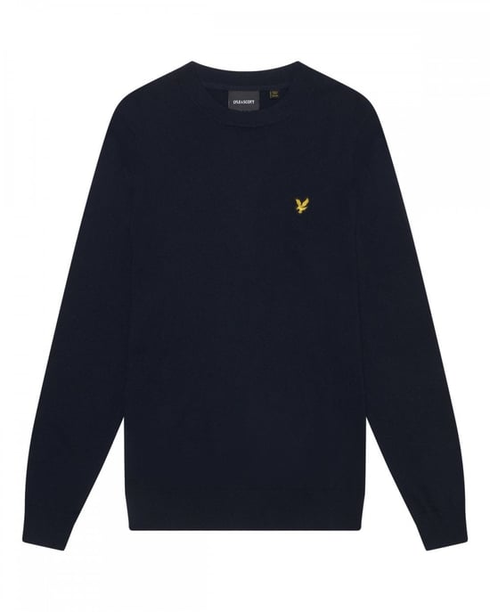 Lyle & Scott Katoenen Merino Heren Rondhals Trui - Image 1