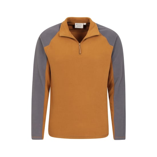 Mountain Warehouse Mens Ashbourne II Half Zip Fleece Top (Senap) - Image 2