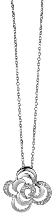 Orphelia Dames 925 Sterling Zilveren Ketting met Hanger - Zilver ZH-4864 - Image 2