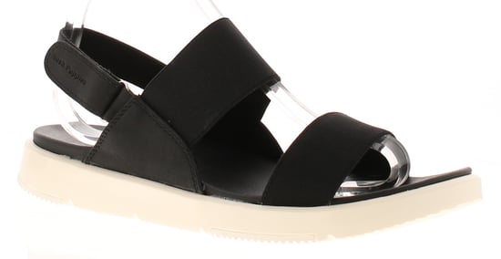 Hush Puppies Womens Sandals Flat Selena Touch Fastening black - Image 1
