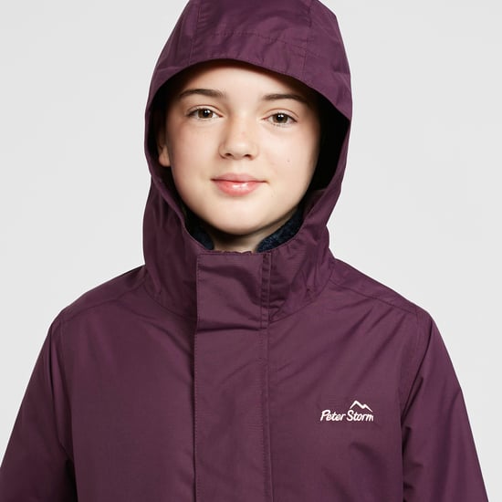 Peter Storm Kids' Everyday Waterproof Jacket with Fixed Hood, Children's Raincoat