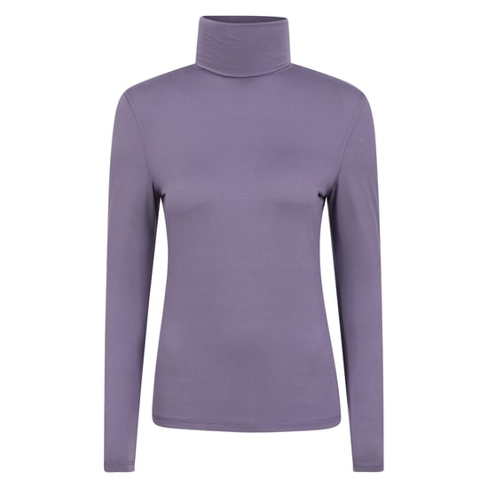 Mountain Warehouse Dames/Dames Keep The Heat Isotherm Roll Neck Basislaag Top (Donker paars) - Image 1