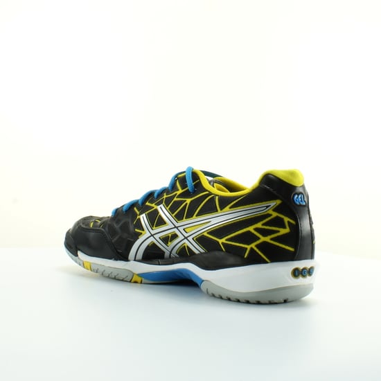 Asics Gel-Fireblast Womens Black Court Trainers - Image 5