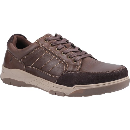 Hush Puppies Leren herenschoenen Finley (Koffie) - Image 1