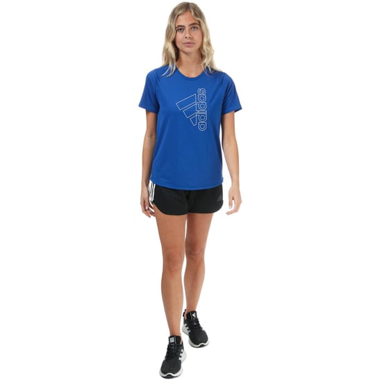 Women's adidas Badge Of Sport T-Shirt in royal white
