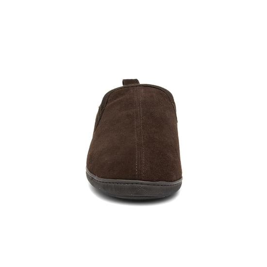 Hush Puppies Mens Arnold Slip On Leather Slipper (Brown) - Image 6