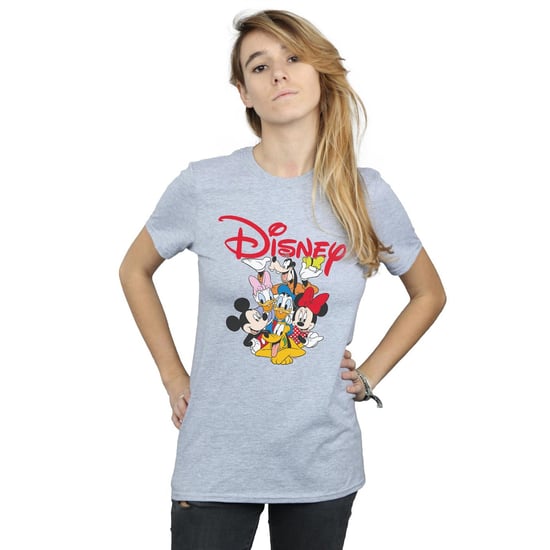 Disney Dames/Dames Mickey Mouse Crew Katoenen Vriend T-shirt (Sportgrijs) - Image 2