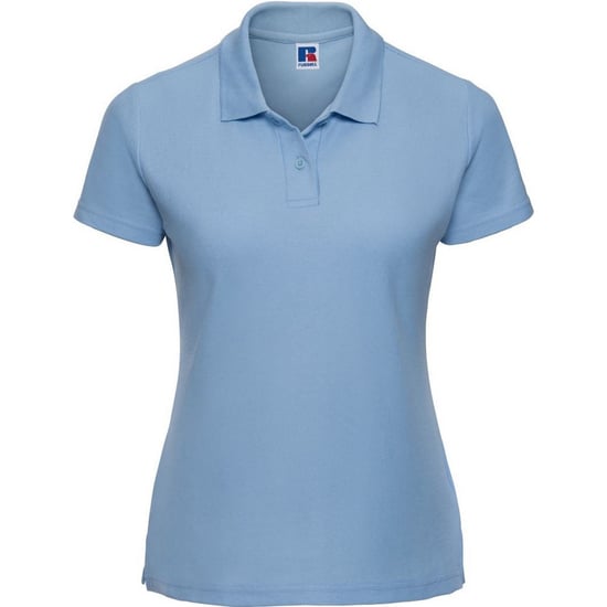 Russell Womens/Ladies Classic Plain Polycotton Polo Shirt (Sky Blue) - Image 1