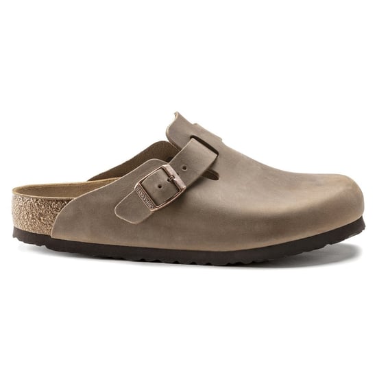 Birkenstock Boston Oiled Nubuck Leather Unisex Clogs - Image 1
