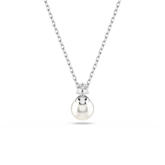 Swarovski 'Matrix' Women's Base Metal Necklace - Silver 5693897 - Image 4