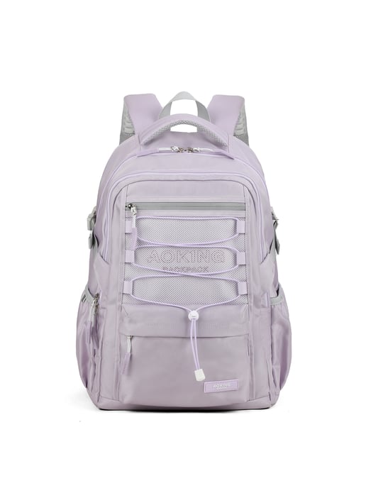 Aoking Backpack Unisex LIGHT PURPLE - Image 1