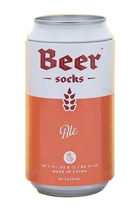 Beer Socks in a Can by Luckies of London - Ale - Image 2