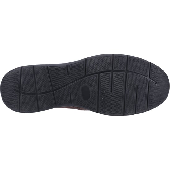 Hush Puppies Matthew Leer Heren Bruin Loafers - Image 3