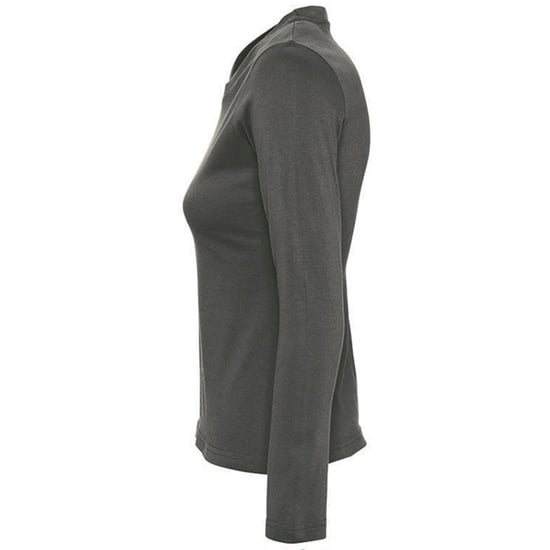 SOLS Womens/Ladies Majestic Long Sleeve T-Shirt (Dark Grey) - Image 3