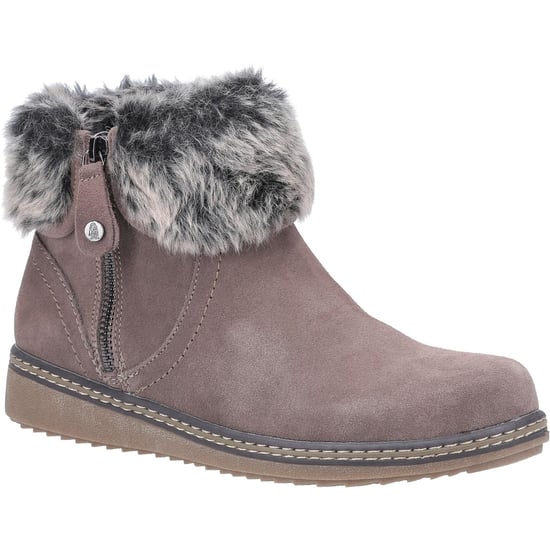 Hush Puppies Womens/Ladies Penny Suede Ankle Boots (Grey)