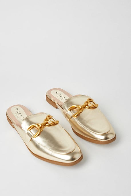 Lucy Snaffle Detail Mule Loafers