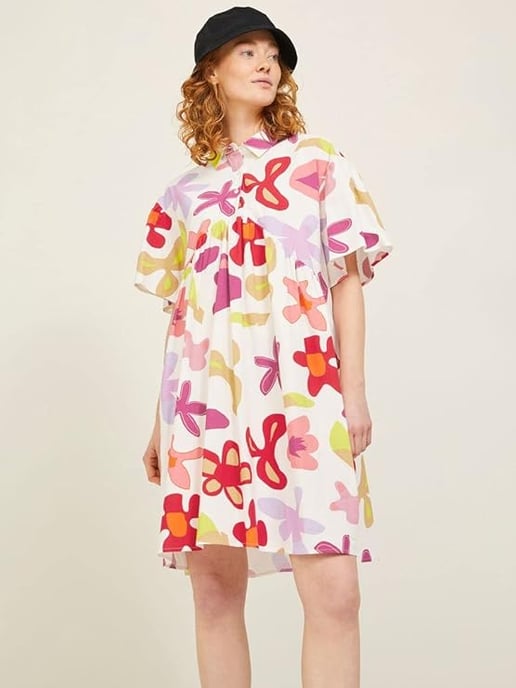 JACK & JONES Women's Dress Designer Flower Print