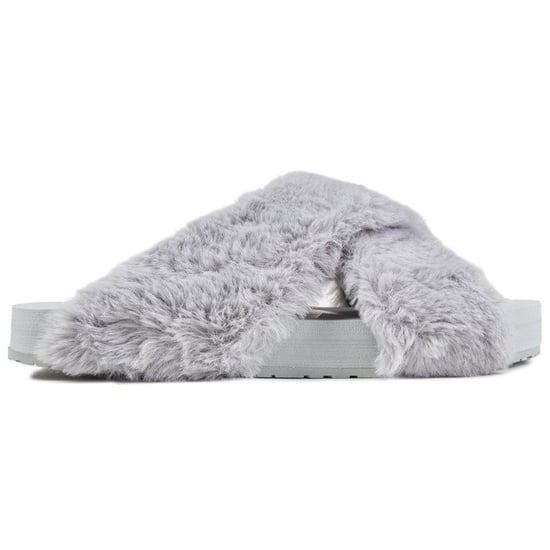 Toms Pantoffel 10016798 susie eva mid grey faux fur - Image 1