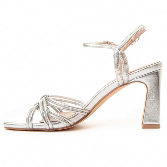 Montevita Heel Sandal Sanndal16 i Silver - Image 5