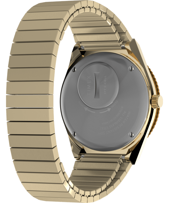 Timex Q Diver Inspiratie Dames Gouden Horloge TW2V92500 - Image 4