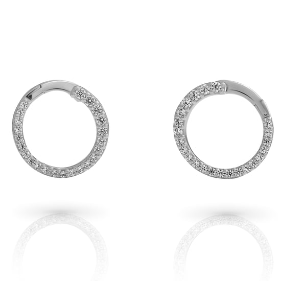 Orphelia 'Glamour' Women's 925 Sterling Silver Drop Earrings - Silver ZO-7549 - Image 2