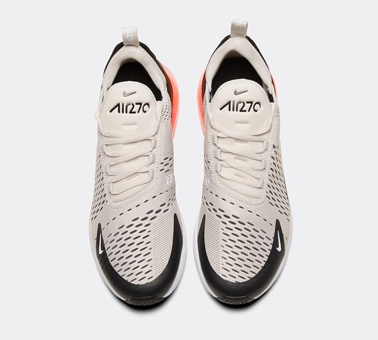 Nike Air Max 270 Trainers Black/Light Bone/Hot Punch - Image 4