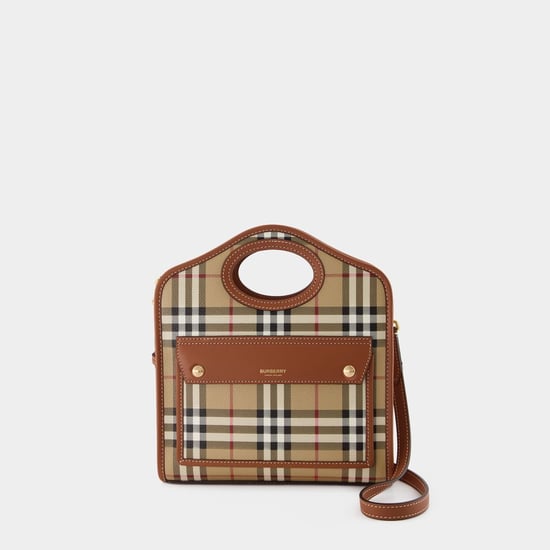 Mini Pocket - Burberry - Canvas - Brown - Image 5
