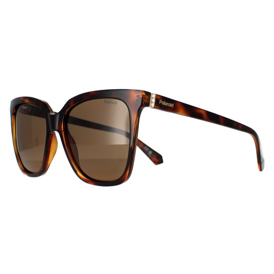 Polaroid Square Womens Havana Bronze Polarized PLD 4155/S/X