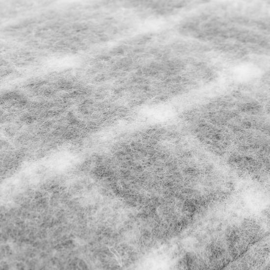 Yard Yarrow Check Faux Mohair Check Cushion Cover - Image 3