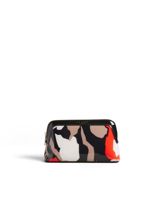 Ted Baker Camii Retro Flood Printed Make Up Bag, Black
