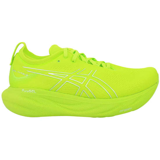 Asics Gel-Nimbus 25 Mens Lime Running Shoes - Image 2