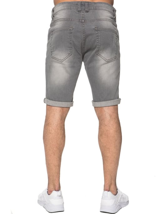 Mens Ripped Skinny Shorts - Image 3