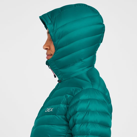 OEX Women's Kintra Water Repellent & Insulated Down Jacket with Adjustable Hood