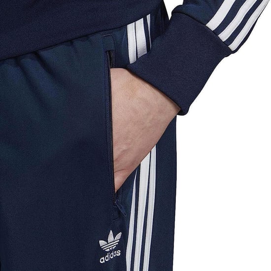 Mens Adidas Tracksuit Bottoms - Navy - Image 4