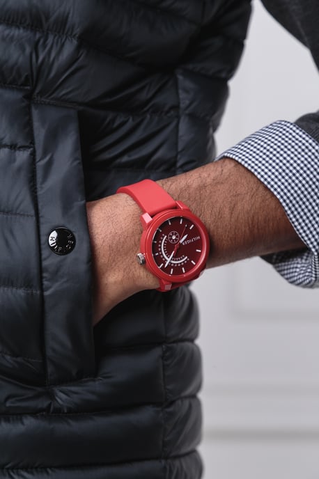 Tommy Hilfiger Denim Heren Horloge Rood 1791480 - Image 4