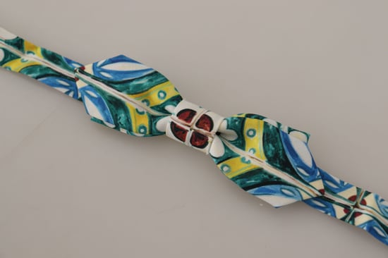 Adjustable Printed Bow Tie