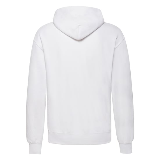 Fruit of the Loom Adults Unisex Classic Hooded Sweatshirt (White) - Image 2