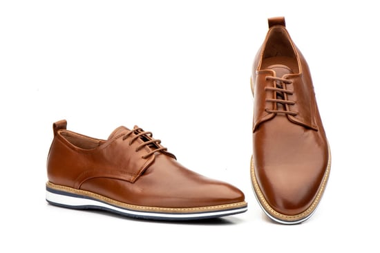 Confortable oxford Purapiel in Brown