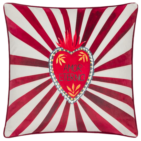 furn. Amor Eterno Velvet Piped Cushion Cover - Image 1