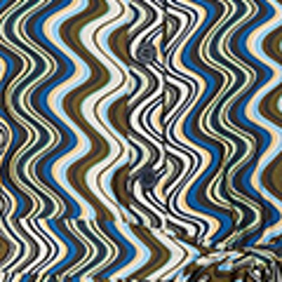 Multicolour Abstract Stripes Shirt Dress