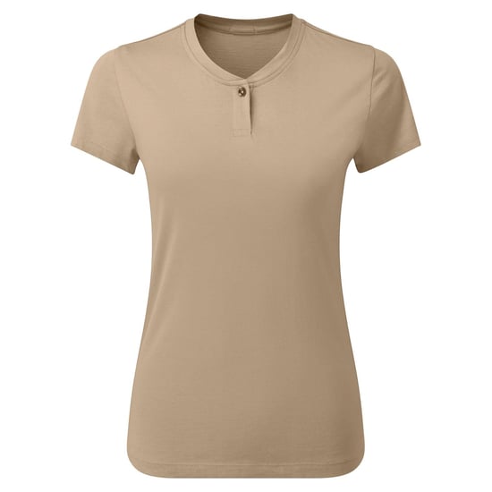 Premier Dames/dames Comis Duurzaam T-shirt (Khaki) - Image 1